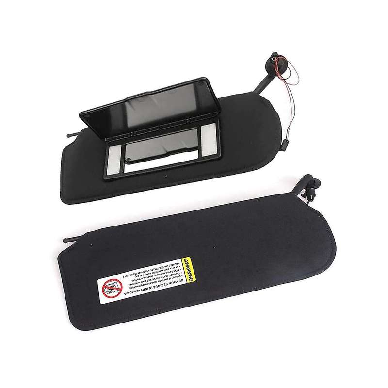 Car Front Sunvisor Visors with Mirrors & Led Lights for Corvette C5 1997-2004 10442033 10442034