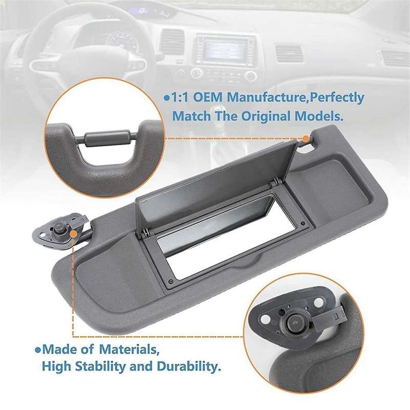 Car Front Sun Visor without Light Front Left+front Right for 2006-2011 83230--a01za / 83280--a01za