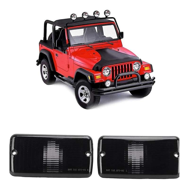 Car Front Turn Signal Light Cover 55157033AA 55157032AA for Wrangler TJ 1997-2006 Front Bumper Light