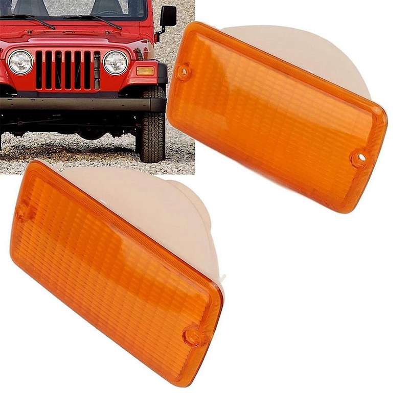 Car Front Turn Signal Light Cover 55157033AA 55157032AA for Wrangler TJ 1997-2006 Front Bumper Light