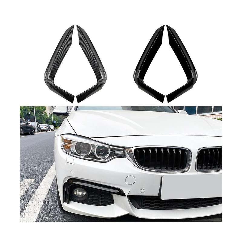 Car Front Upper Trims Splitters Spoiler Fog Lamp Cover for 4 Series F32 F33 F36 M-sport 2014-2020(c