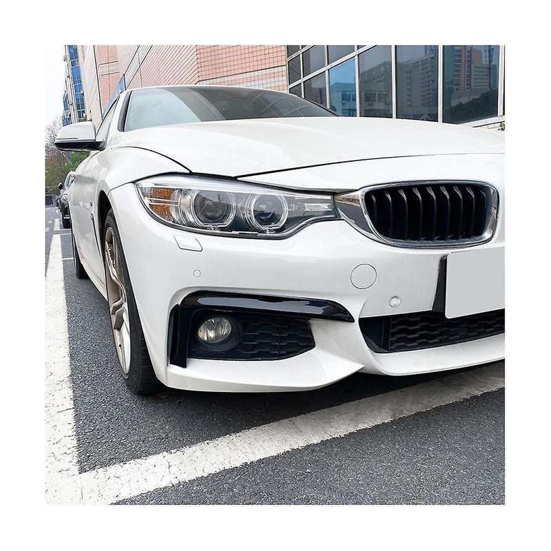 Car Front Upper Trims Splitters Spoiler Fog Lamp Cover for 4 Series F32 F33 F36 M-sport 2014-2020(b