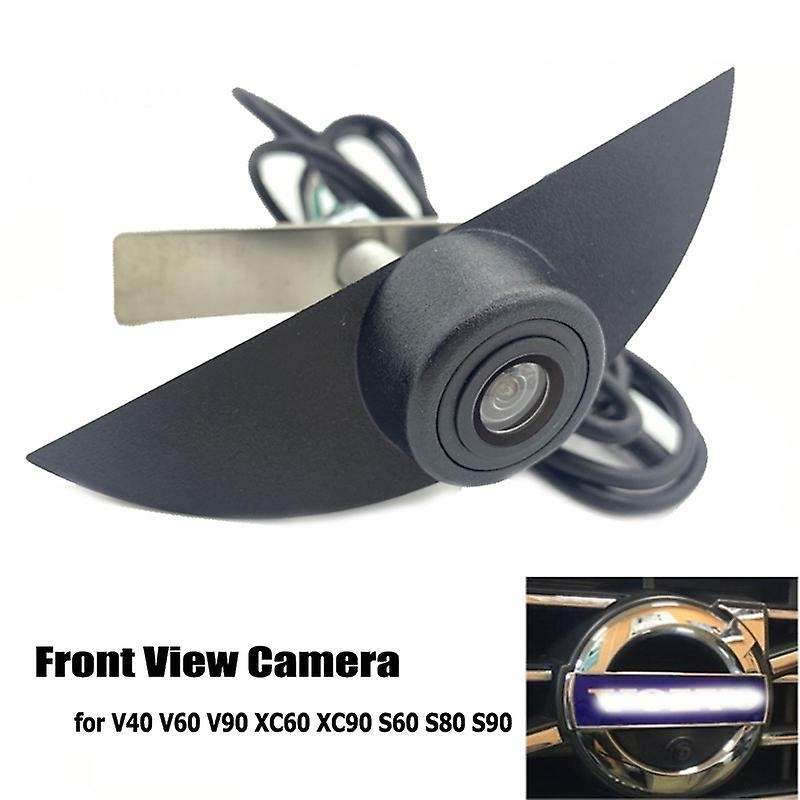 Car Front View Logo Embedded Backup Camera Parking System with CCD Waterproof IP67 for S90 S80 S40 X