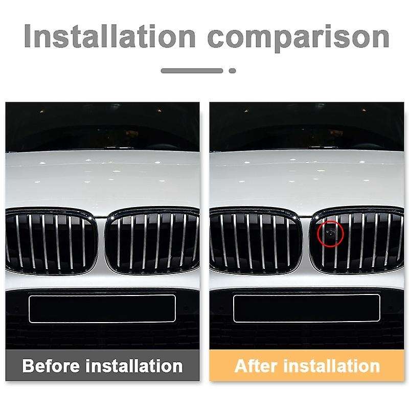 Car Front View Camera Waterproof Night Vision CCD Parking Camera for X1 F48 2016 2017 Grille with El