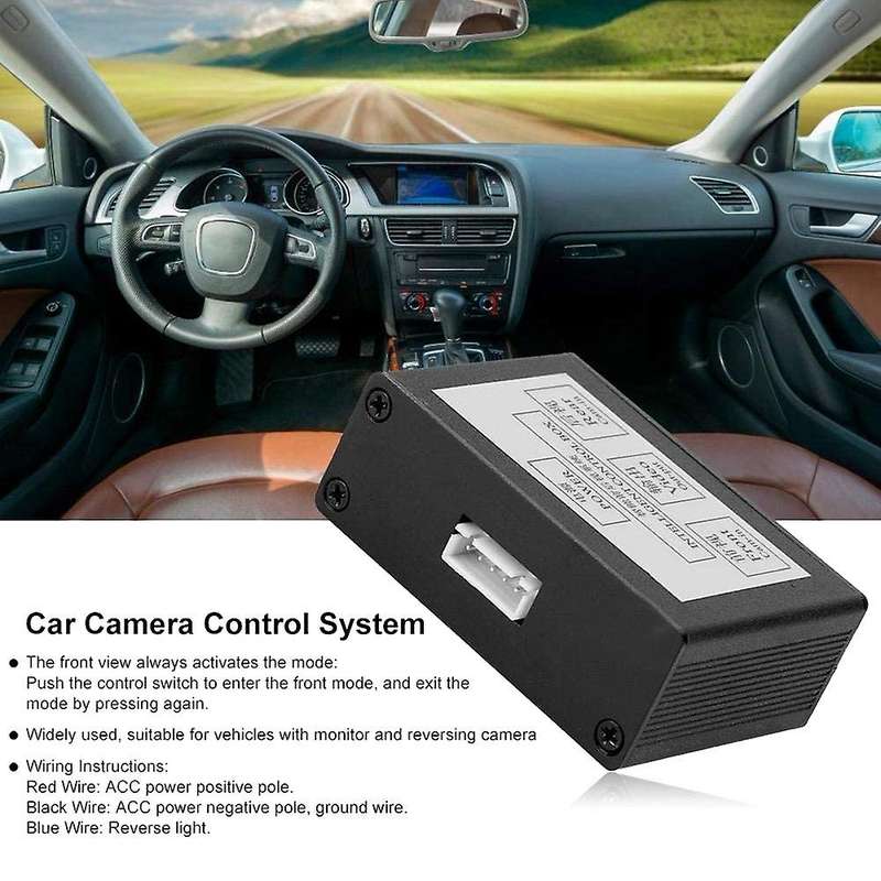 Car Front View Camera Switcher Parking Camera Converter Front Rear View Video Switch Channel Control
