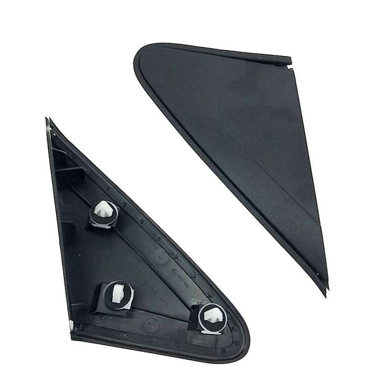 Car Front Window Rearview Side Mirror Triangle Garnish Cover Panel Triangle Corner Plate for 2009-20