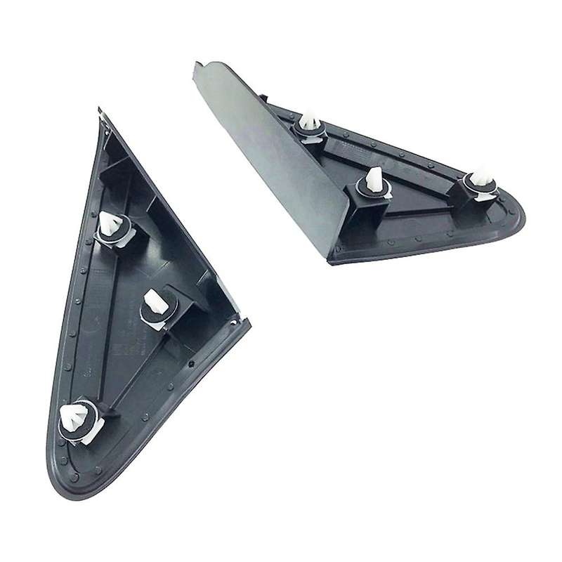 Car Front Window Rearview Side Mirror Triangle Garnish Cover Panel Triangle Corner Plate for 2009-20