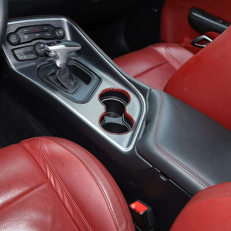 Car Front Water Cup Holder Trim Frame Water Cup Frame Decorative Cover for 2015-2020
