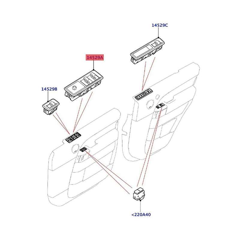 Car FRONT WINDOW SWITCH for 2013 SPORT 2014 LR123006