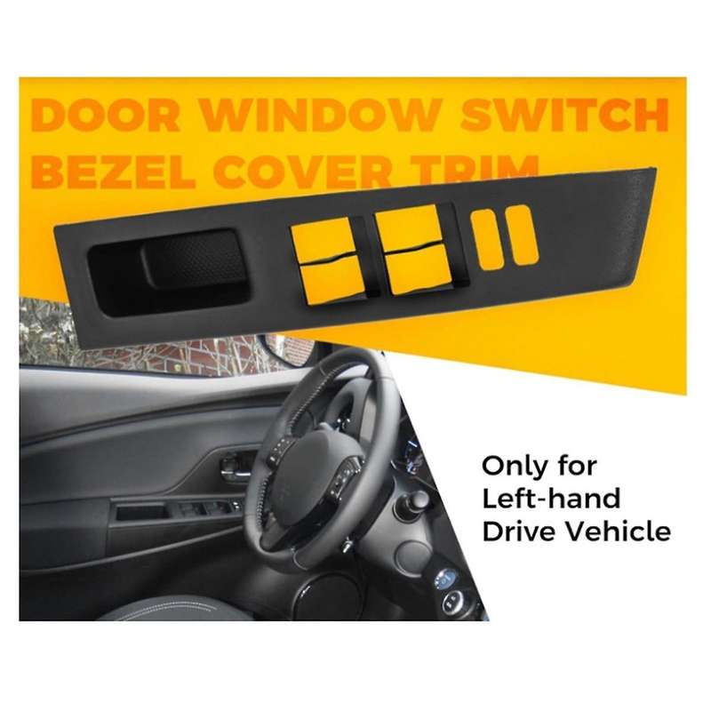 Car Front Window Switch Control Panel Cover 74232-52550 74232-52650 for Yaris 2012-2014 Car Accessor