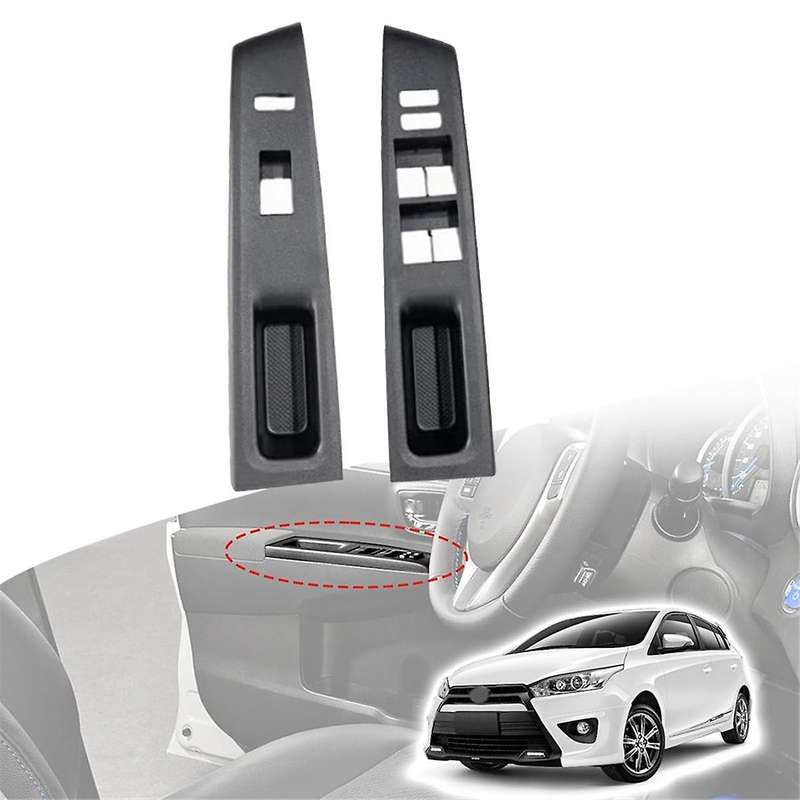Car Front Window Switch Control Panel Cover 74232-52550 74232-52650 for Yaris 2012-2014 Car Accessor