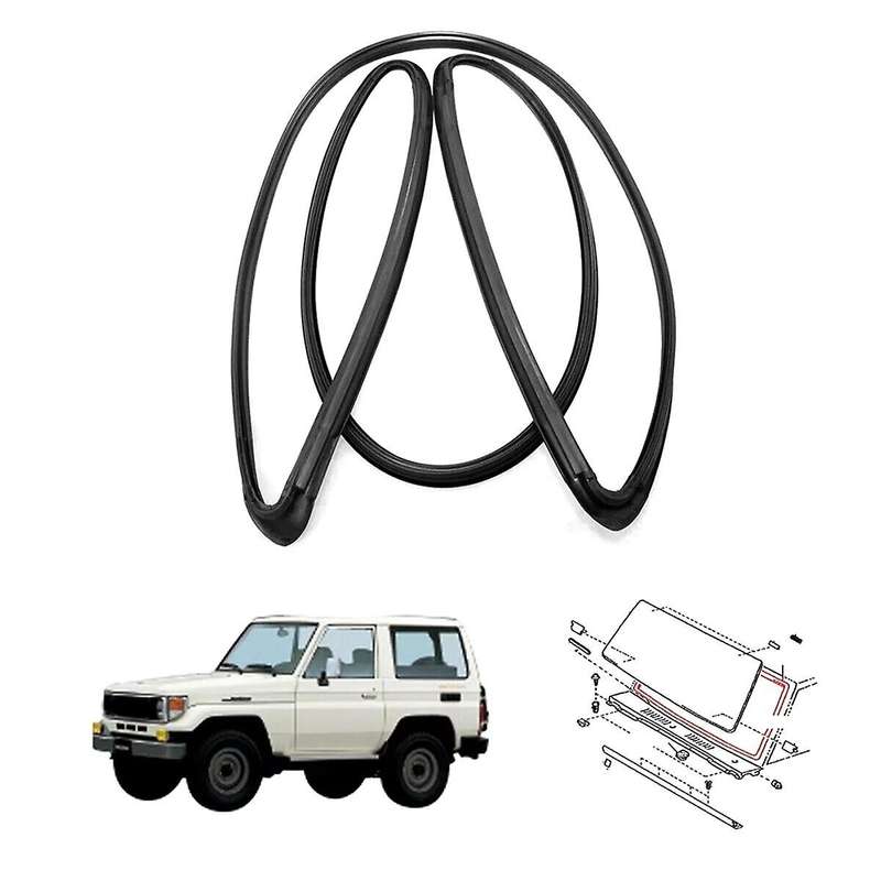 Car Front Windshield Weatherstrip 56121-60140 for Land Cruiser Hardtop FZJ71 GRJ76 HZJ78 2007-2017