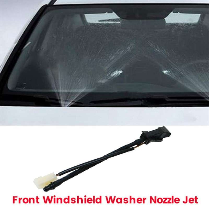 Car Front Windshield Washer Nozzle with Heated 95562807703 for 2007-2010 Hood Windscreen Water Spra