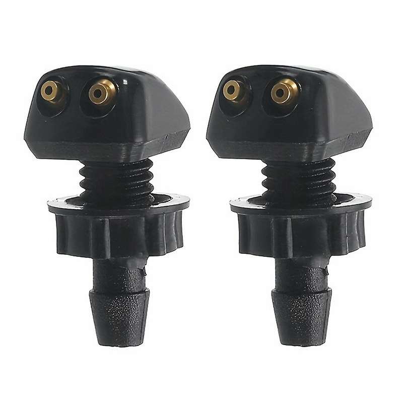Car Front Windshield Universal Washer Wiper Water Spray Nozzle with Install Buckle