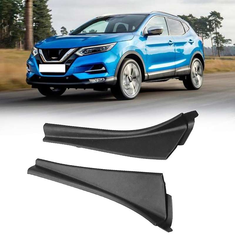 Car Front Windshield Wiper Side Trim Cover Water Deflector Cowl Plate Left Right Fit for Nissan Qas