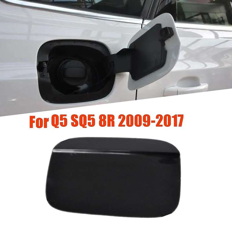 Car Fuel Filler Flap Cover Trim 8r0809907b for Q5 Sq5 8r 2009-2017 Fuel Tank Outer Door Lid Caps Bla