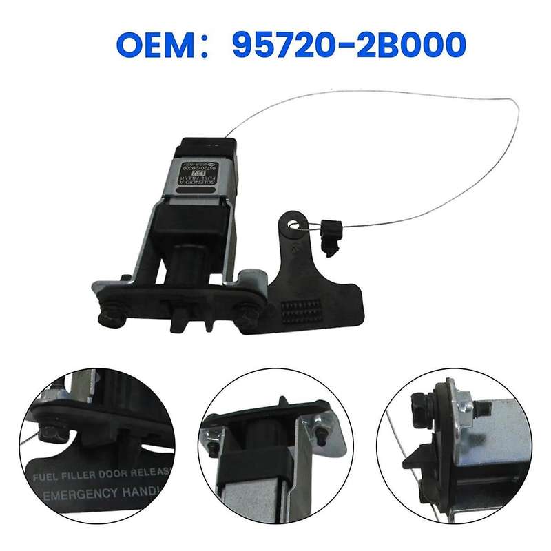 Car Fuel Gas Filler Door Release Handle Opener Actuator for 2007-2012 957202B000 95720-2B000