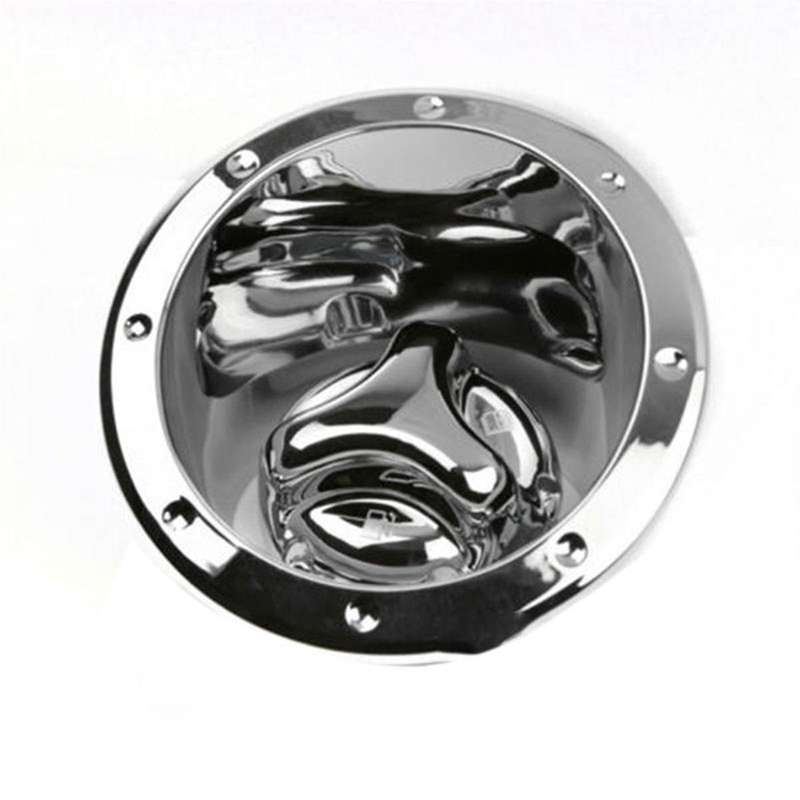 Car Fuel Gas Tank Cover Chrome Bezel for H3 2006-2010 Oil Filler Cap Gasoline Hatch Moulding Trim Ac