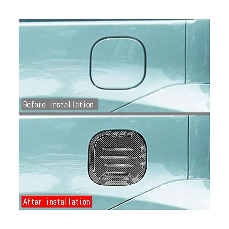 Car Fuel Tank Cap Cover Oil Fuel Cap Protective for SIENTA 10 Series 2022 2023 Carbon Fiber Pattern