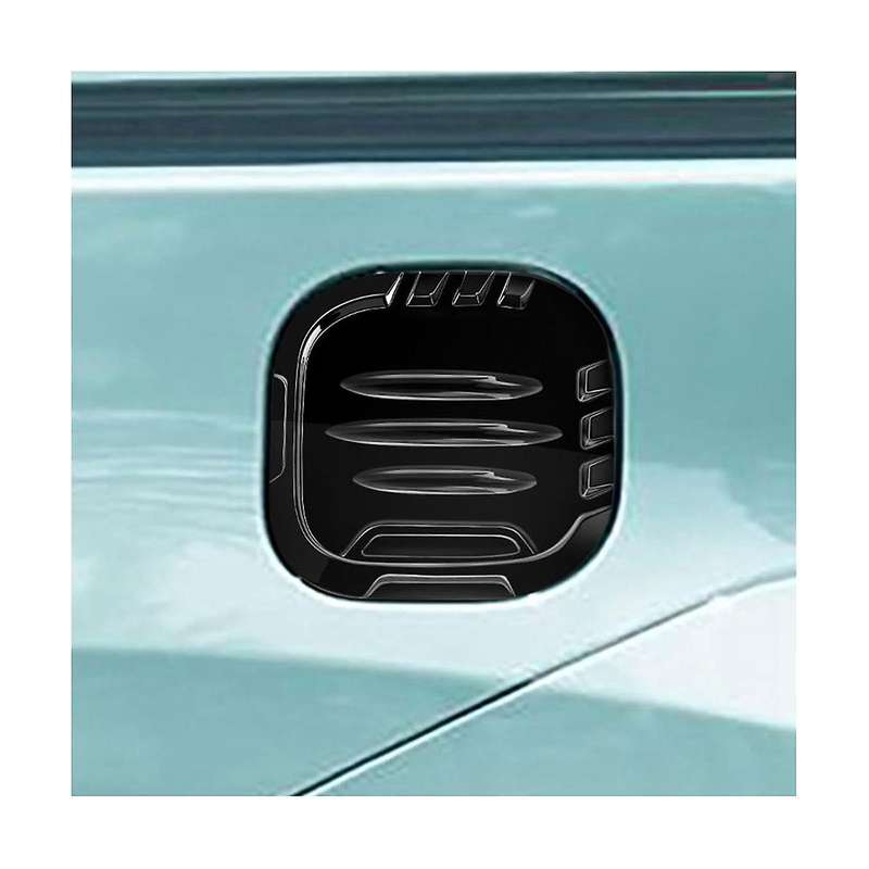 Car Fuel Tank Cap Cover Oil Fuel Cap Protective for SIENTA 10 Series 2022 2023 Bright Black