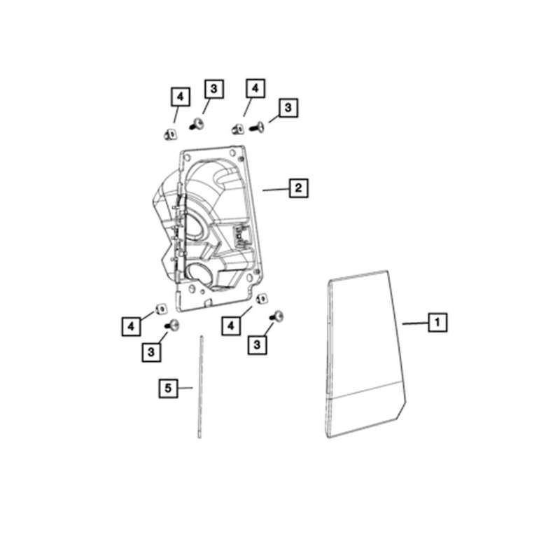 Car Fuel Tank Cover Fuel Tank Door Cover Plate Fuel Tank Cover 5xp08p24ac for Ram Pickup 1500 2500
