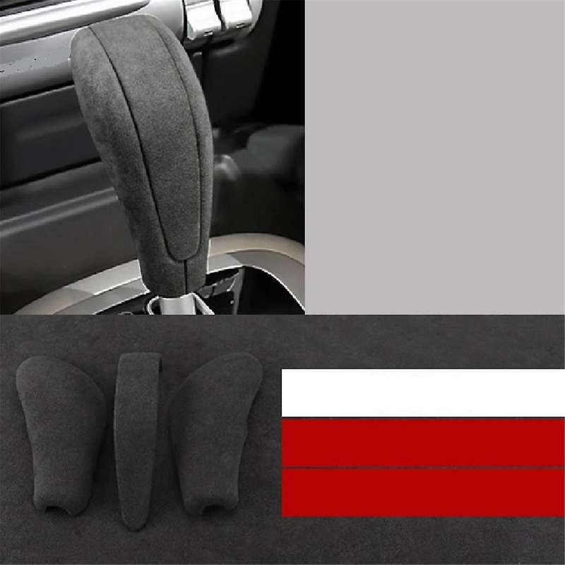 Car Gear Handle Sleeve Lever Cover Car Handball Protection Sticker Car Interior Accessories for 04-0