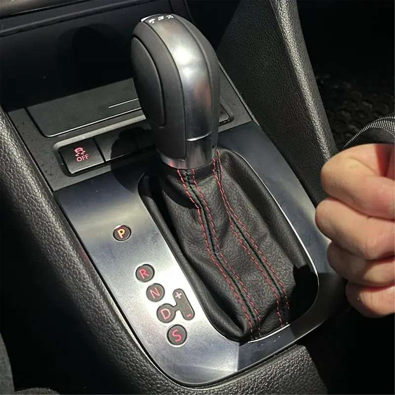 Car Gear Frame Bracket Circle Gear Shift Knob Base Trim for Golf 5 6 MK5 MK6 Accessories