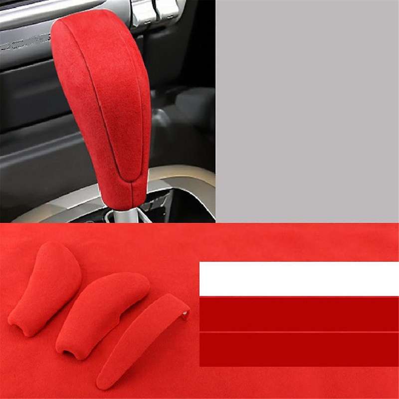 Car Gear Handle Sleeve Lever Cover Car Handball Protection Sticker Car Interior Accessories for 04-0