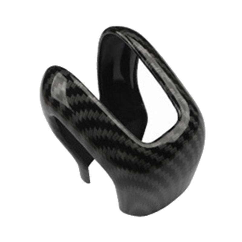 Car Gear Head Decorative Cover Carbon Fiber Pattern Gear Grip Accessories for 18-21 Xc60 Xc90 S90 V9