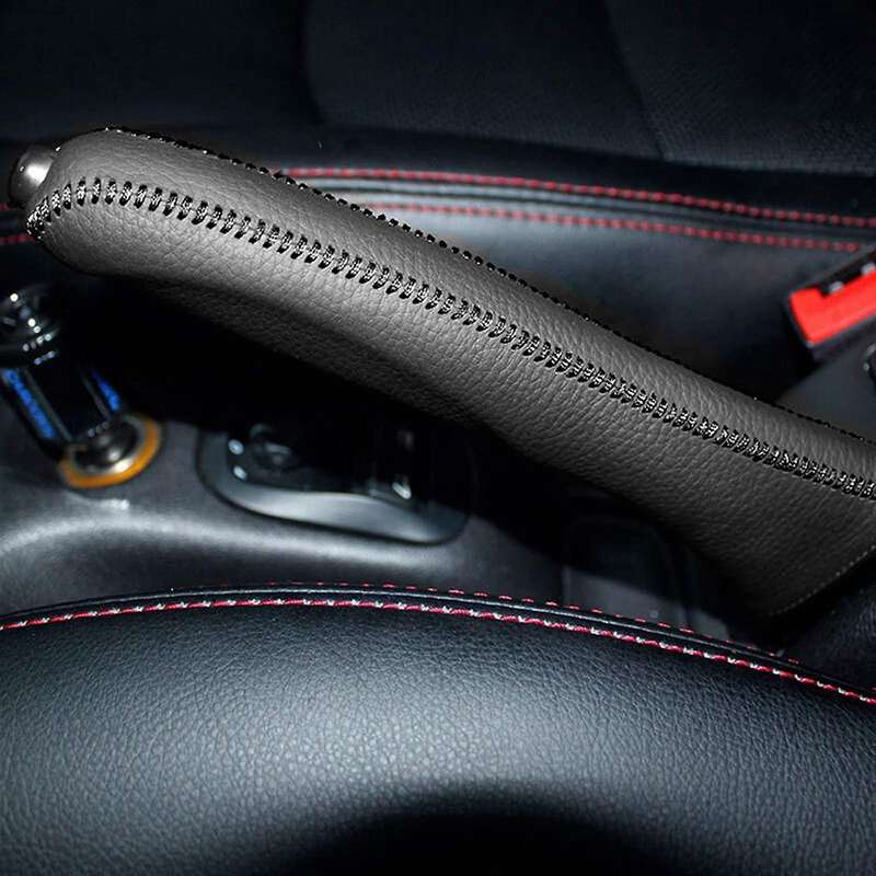 Car Gear Lever Knob Handbrake Protective Cover Handbrake Handle Cover Handbrake Cover for 206 207