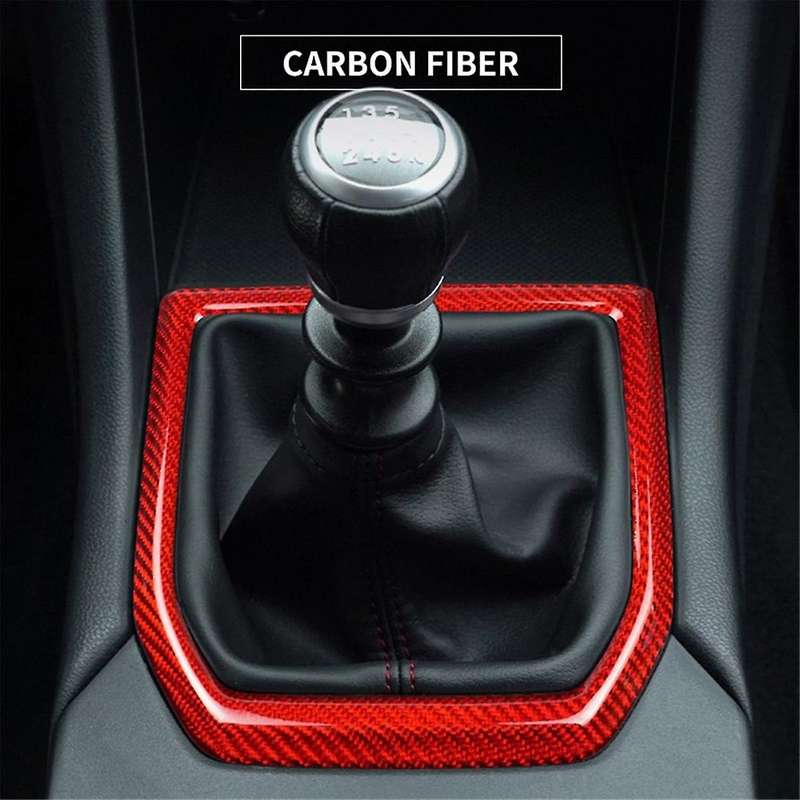 Car Gear Panel Cover Interior Trim for Carbon Fiber Accessories for 2022 2023 (Carbon Fiber)