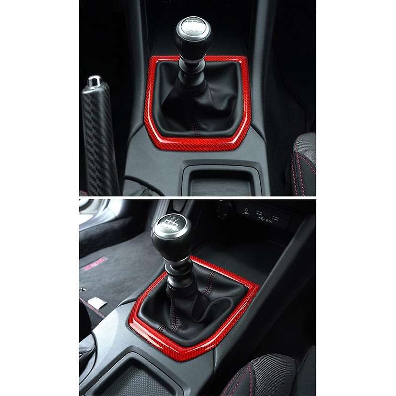Car Gear Panel Cover Interior Trim for Carbon Fiber Accessories for 2022 2023 (Carbon Fiber)