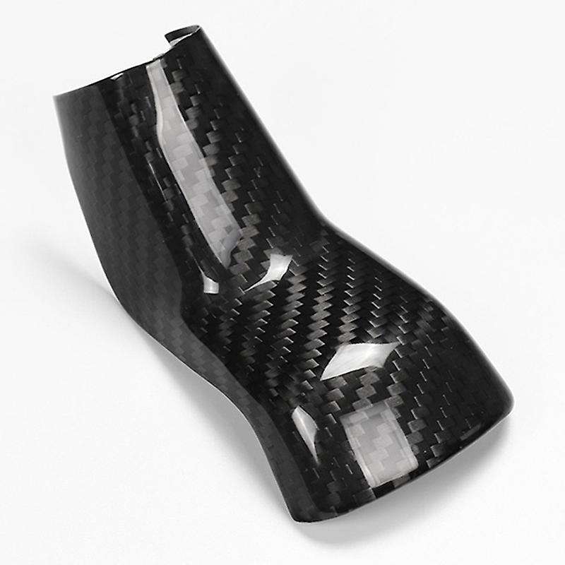 Car Gear Shift Head Cover for Ct6 Xt4 2019 2020 Carbon Fiber Gear Shift Knob Trim Frame Decorative A