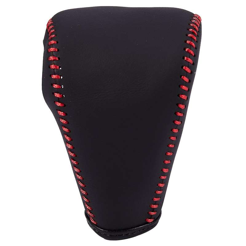 Car Gear Shift Cover,Leather Shift Lever Cover Pack of 1 Piece Black