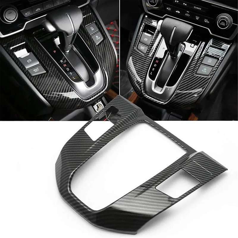 Car Gear Shift Box Panel Cover Trim for -v 2017-2021 Matte Silver Modified Shifter Frames Gasoline
