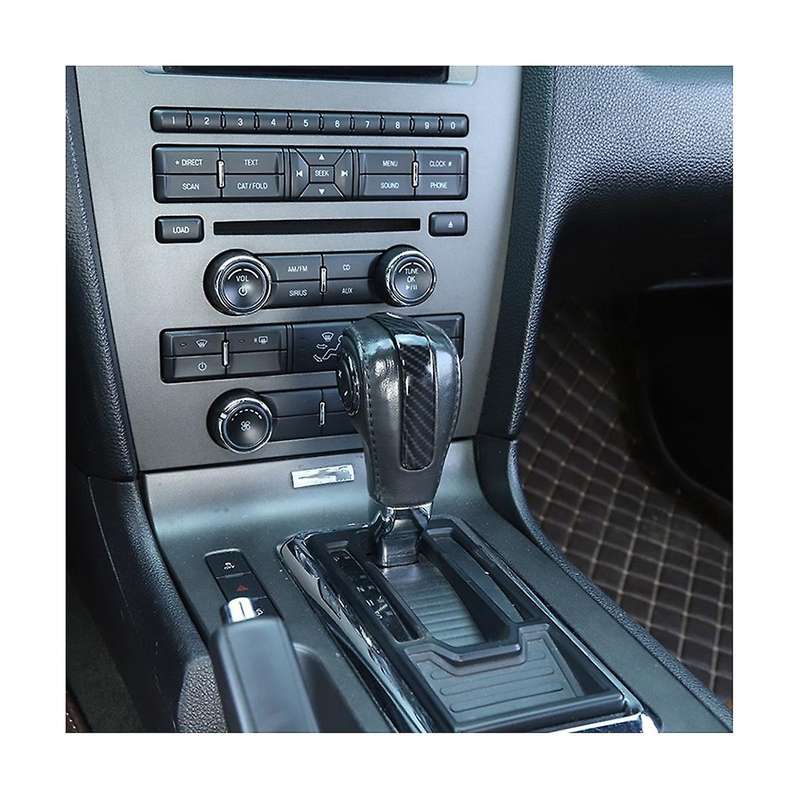 Car Gear Shift Head Decoration Cover Interior Accessories for 2010-2014 (carbon Fiber Abs)