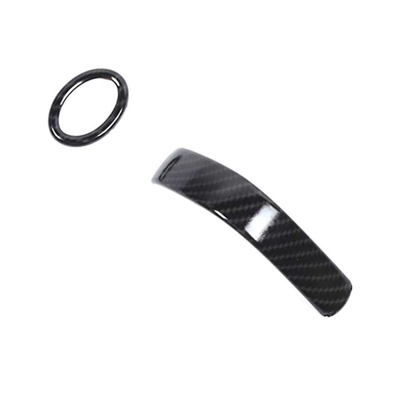 Car Gear Shift Head Decoration Cover Interior Accessories for 2010-2014 (carbon Fiber Abs)