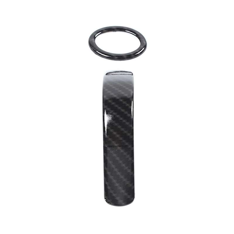 Car Gear Shift Head Decoration Cover Interior Accessories for 2010-2014 (carbon Fiber Abs)