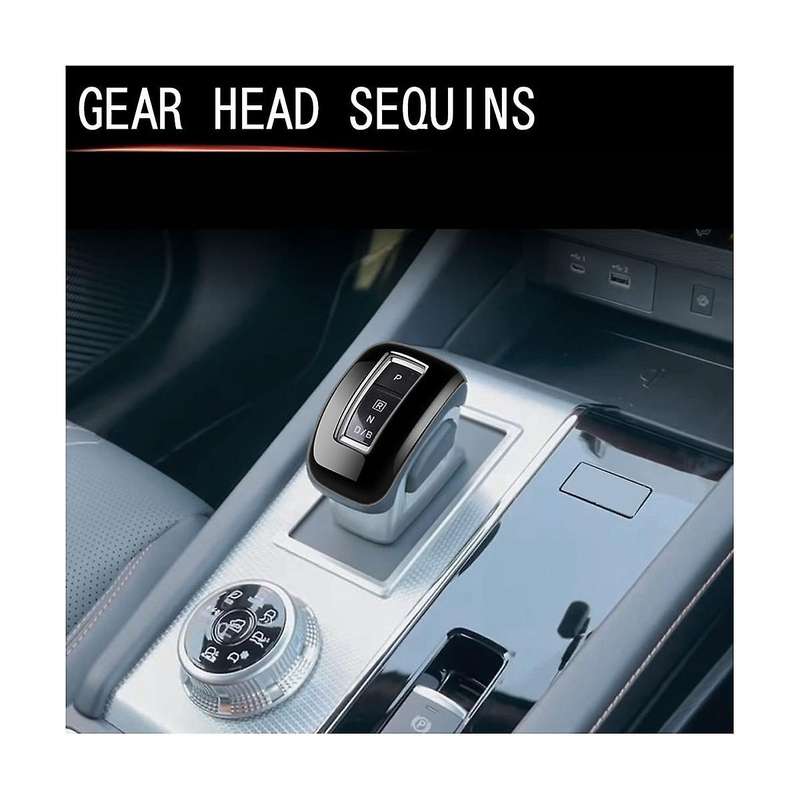 Car Gear Shift Knob Cover Central Control Gear Shift Knob Cover Trim for 2020-2023 A