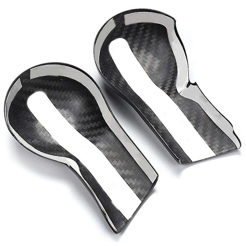 Car Gear Shift Knob Cover Interior Trim Accessories for 2010-2015 Carbon Fiber