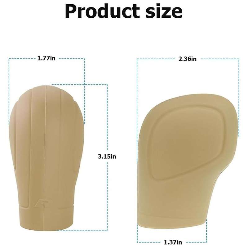 Car Gear Shift Knob Cover, Anti- Auto Knob Gear Stick Protector, Universal Vehicle Interior Accessor