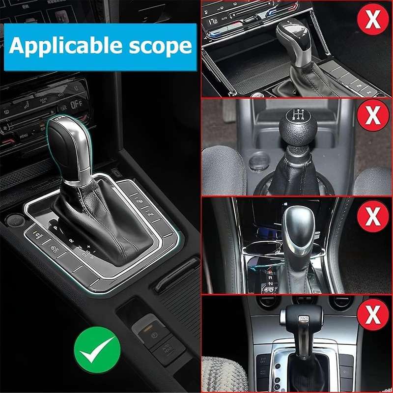 Car Gear Shift Knob Cover, Anti- Auto Knob Gear Stick Protector, Universal Vehicle Interior Accessor