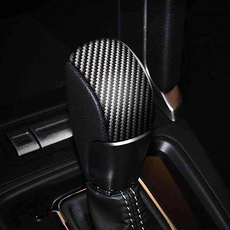 Car Gear Shift Knob Covers Stickers for Forester 2013-2018 Accessories Carbon Fiber Interior