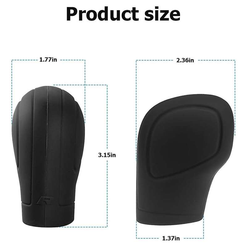Car Gear Shift Knob Cover, Anti- Auto Knob Gear Stick Protector, Universal Vehicle Interior Accessor