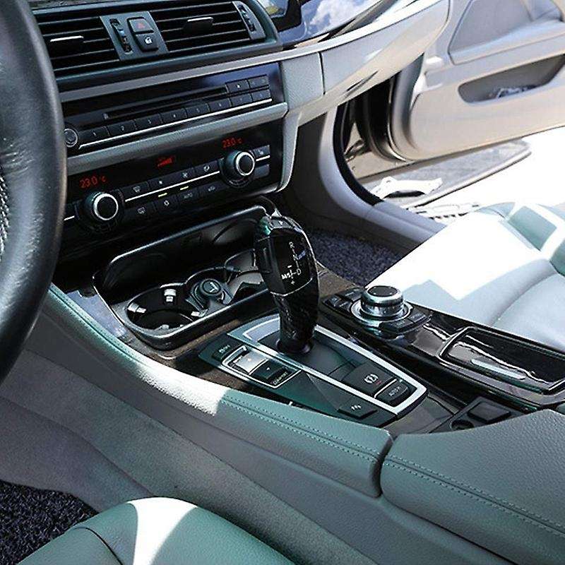 Car Gear Shift Knob Cover Trim Carbon Fiber Compatible BMW F20 F30 F31
