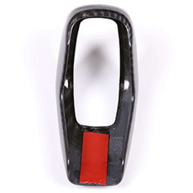 Car Gear Shift Knob Head Cover Sticker for Range Evoque Carbon Fiber Style