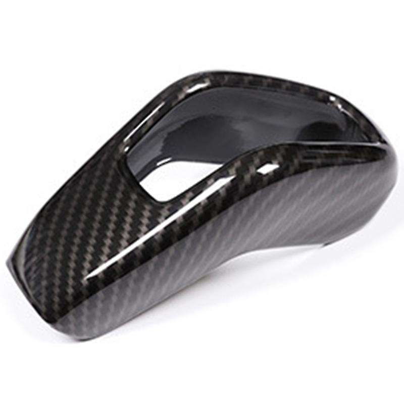 Car Gear Shift Knob Head Cover Sticker for Range Evoque Carbon Fiber Style