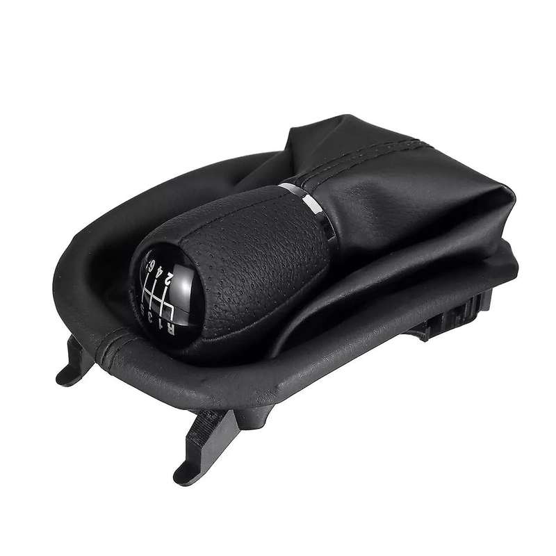 Car Gear Shift Knob Head 6 Speed Gear Shift Lever Stick with Gaitor Boot Cover for SEAT MK1 TOLEDO M