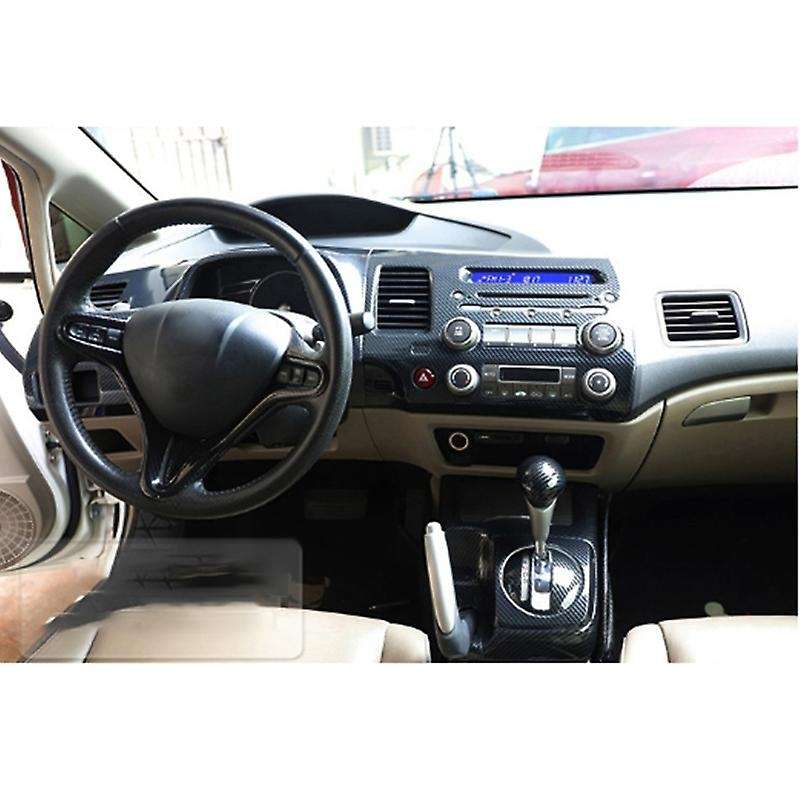 Car Gear Shift Knob Head Cover Trim Compatible Honda Civic 2006-2011