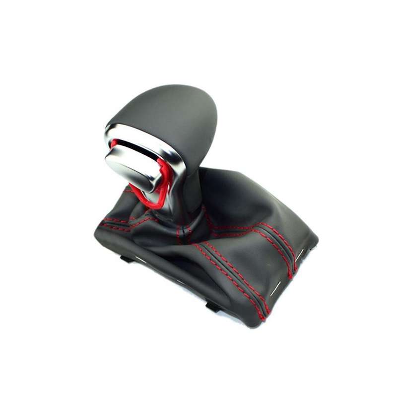 Car Gear Shift Knob Lever Stick Gaiter Boot Cover with Dust Cover for A3 A4 B8 A5 A6 Q5 2009-2018 4
